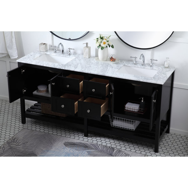 Cranston 72" Double Bathroom Vanity Set AllModern